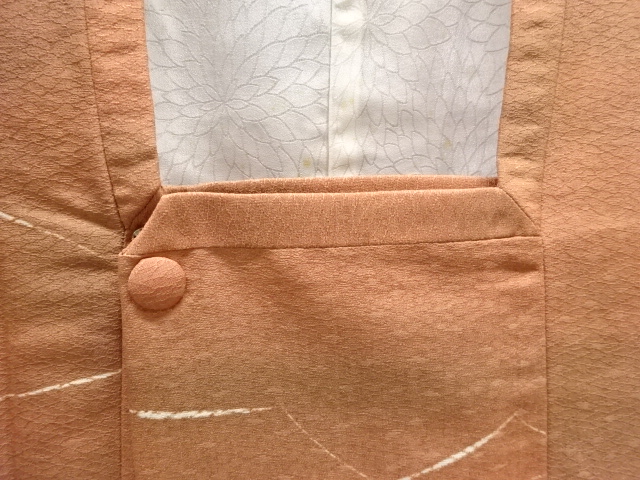  未使用品　線描き模様道行コート